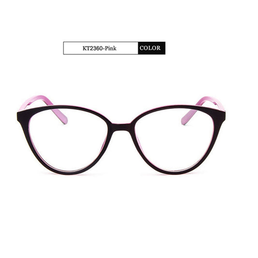 KOTTDO Fashion Women Cat Eye Eyeglasses Frame Men Optical Glasse Frame Retro Eyeglasses Computer Glasses Transparent glasses