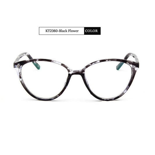 KOTTDO Fashion Women Cat Eye Eyeglasses Frame Men Optical Glasse Frame Retro Eyeglasses Computer Glasses Transparent glasses