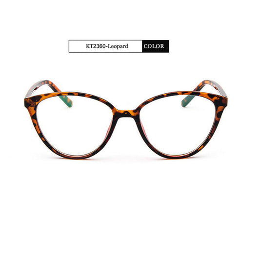 KOTTDO Fashion Women Cat Eye Eyeglasses Frame Men Optical Glasse Frame Retro Eyeglasses Computer Glasses Transparent glasses