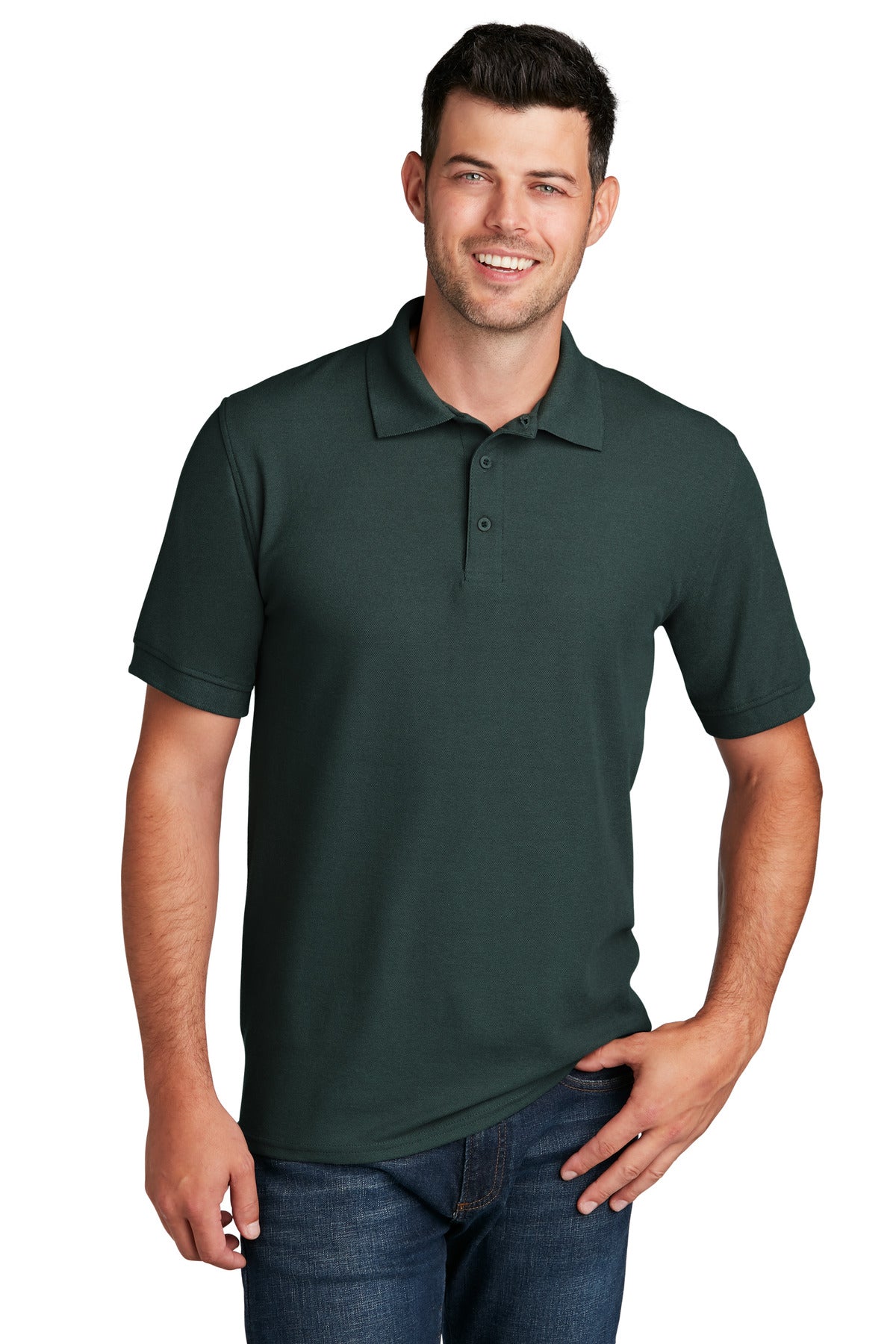 Port & CompanyÂ® Core Blend Pique Polo. KP155