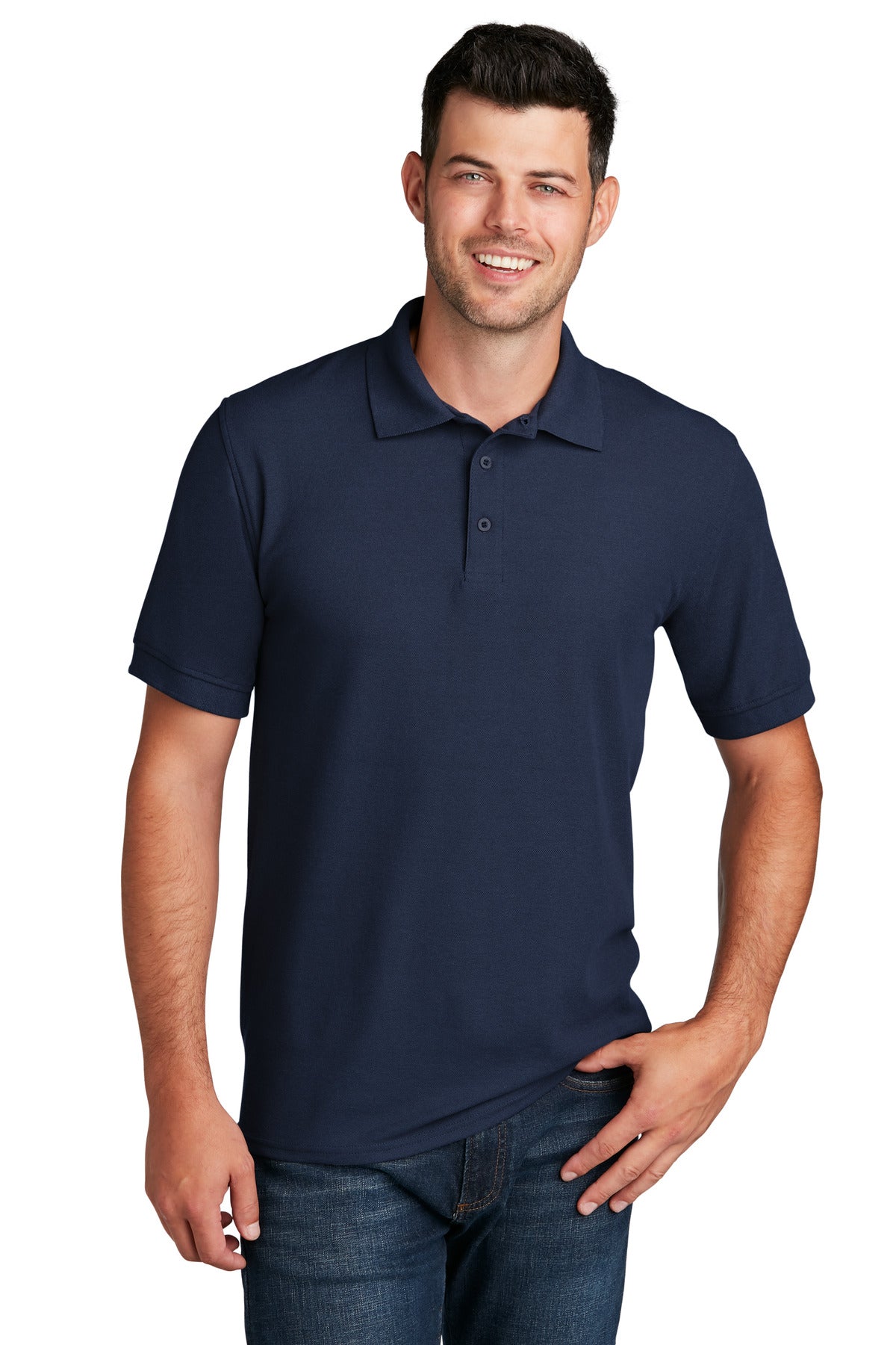 Port & CompanyÂ® Core Blend Pique Polo. KP155