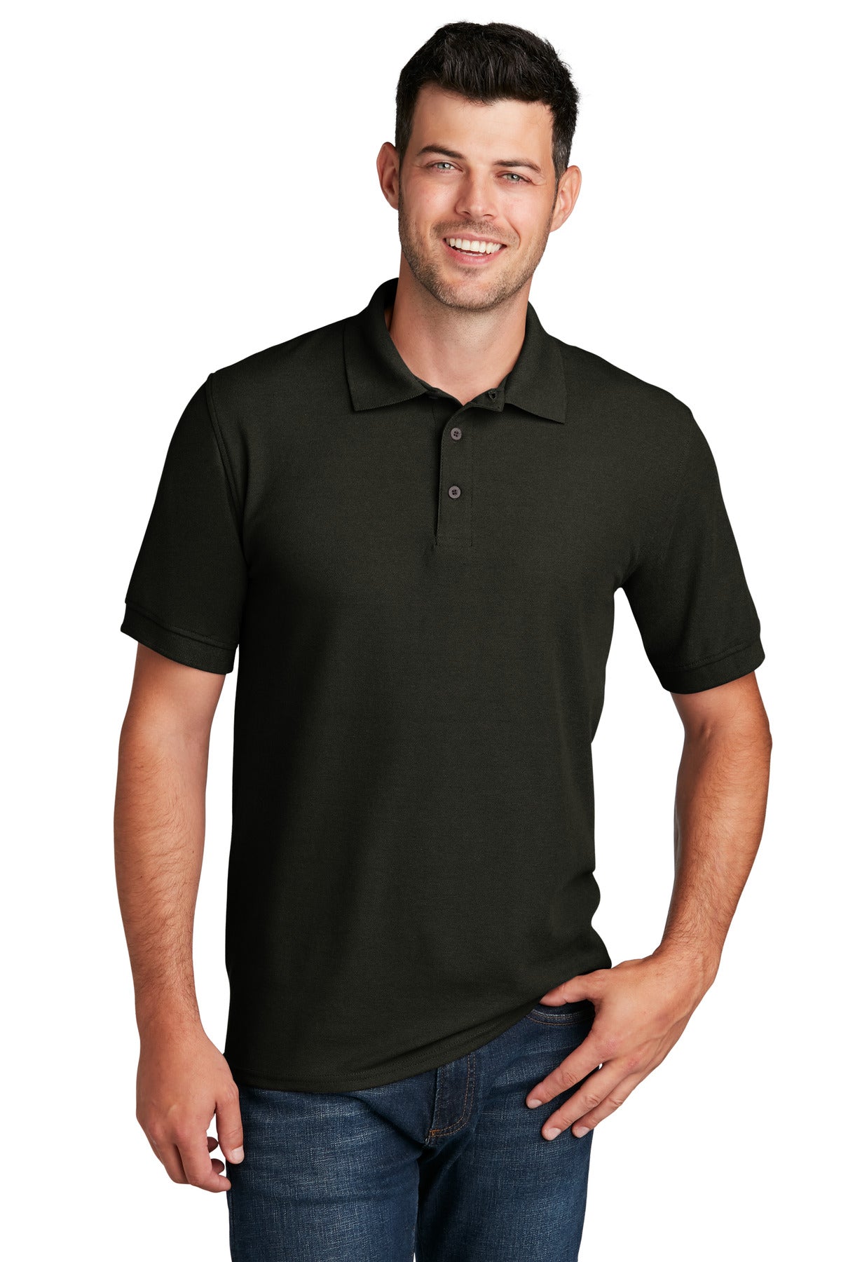 Port & CompanyÂ® Core Blend Pique Polo. KP155