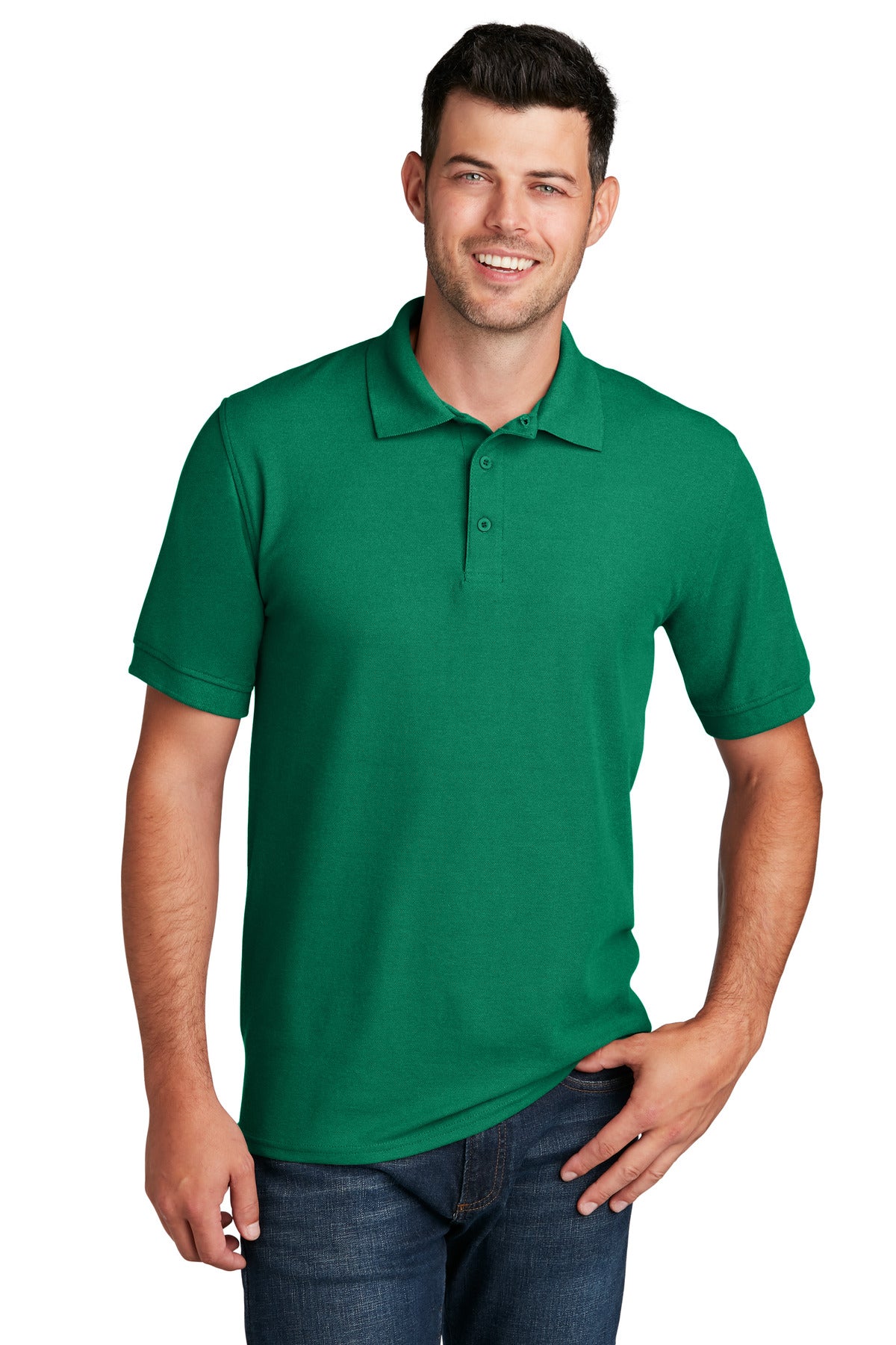 Port & CompanyÂ® Core Blend Pique Polo. KP155