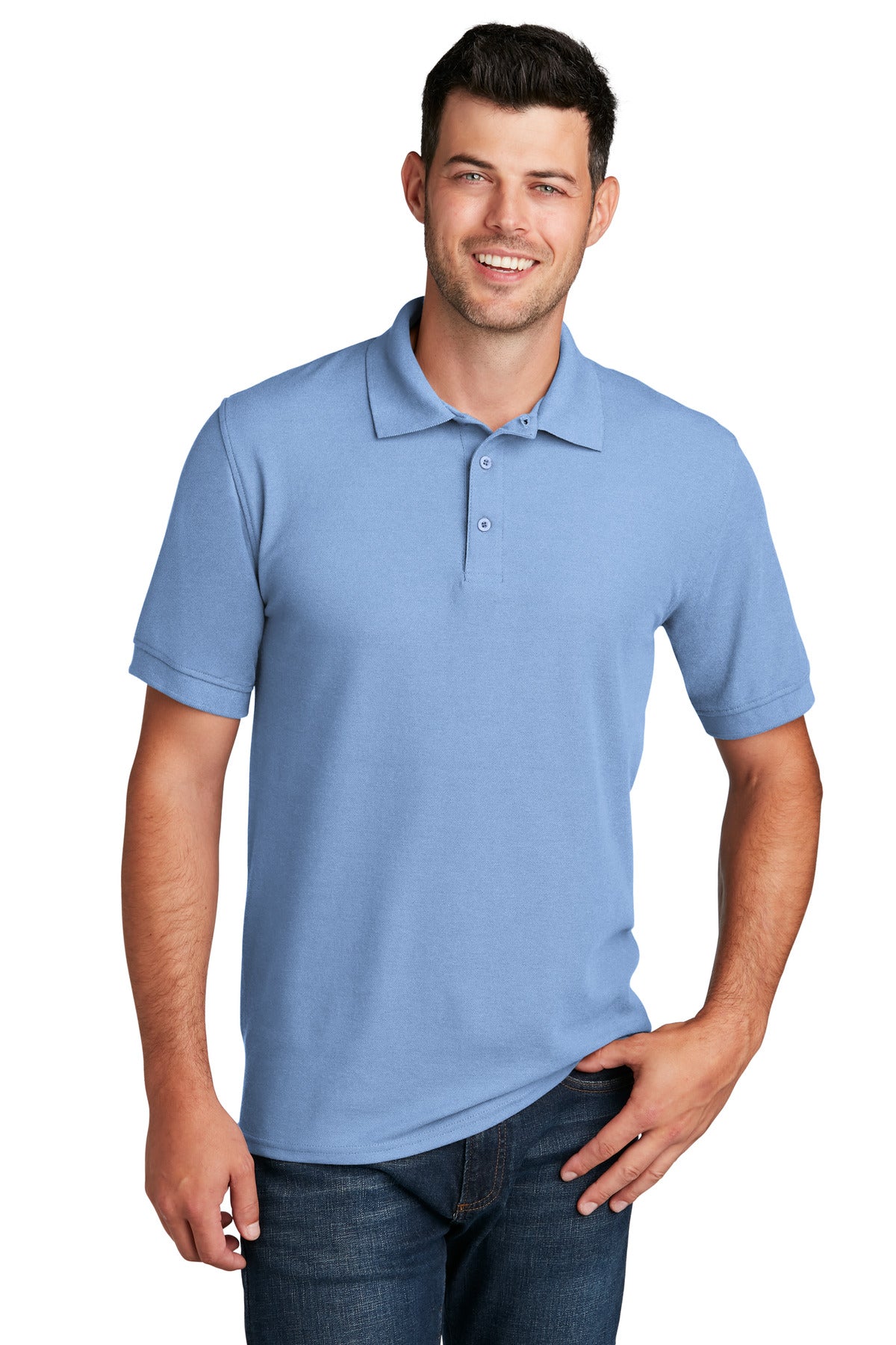 Port & CompanyÂ® Core Blend Pique Polo. KP155