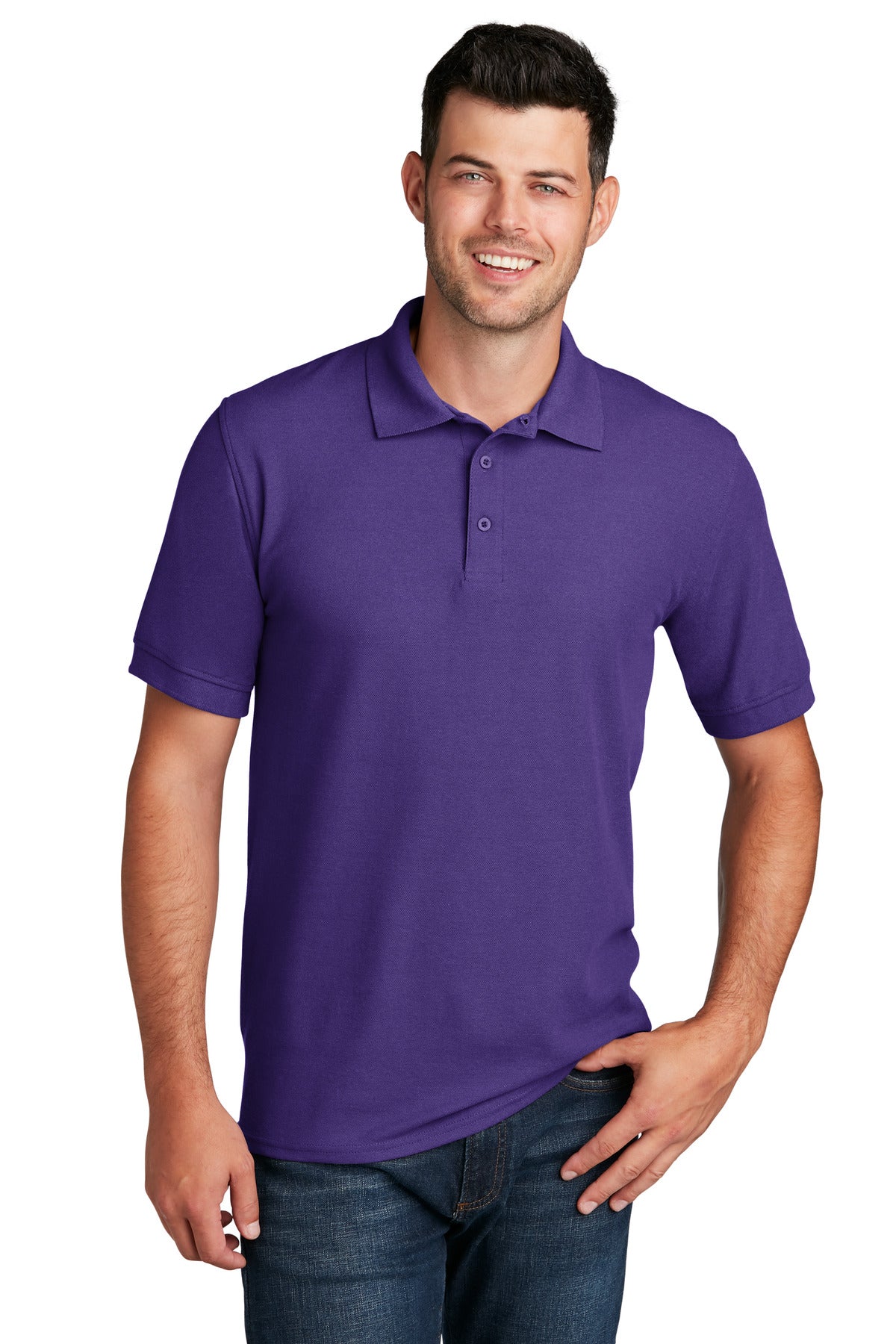 Port & CompanyÂ® Core Blend Pique Polo. KP155