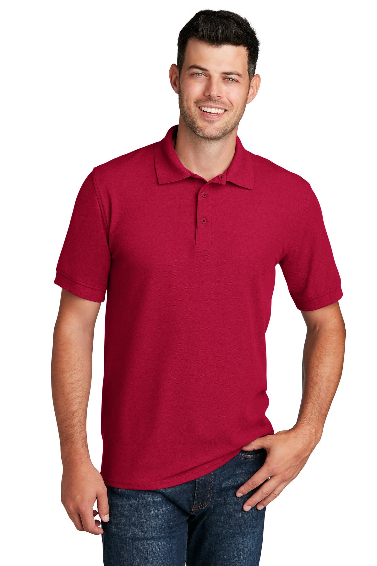 Port & CompanyÂ® Core Blend Pique Polo. KP155