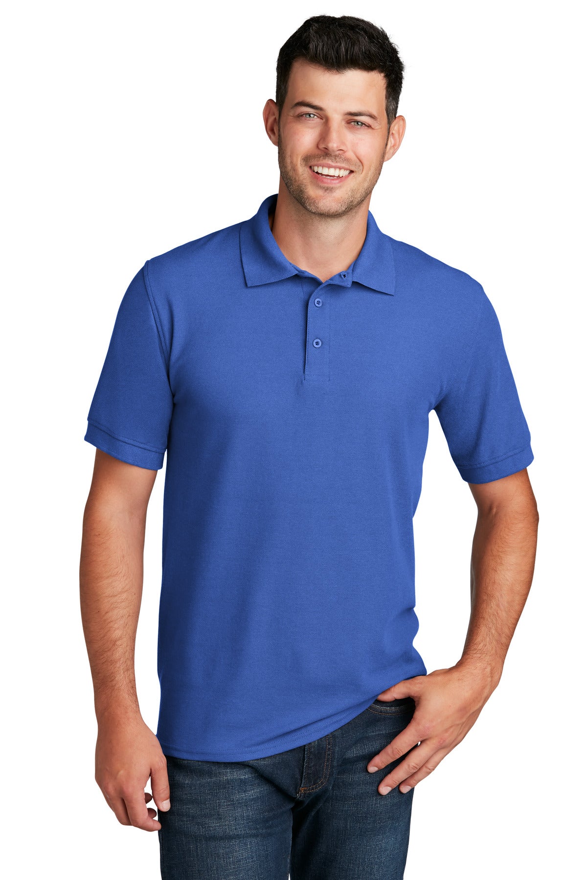 Port & CompanyÂ® Core Blend Pique Polo. KP155