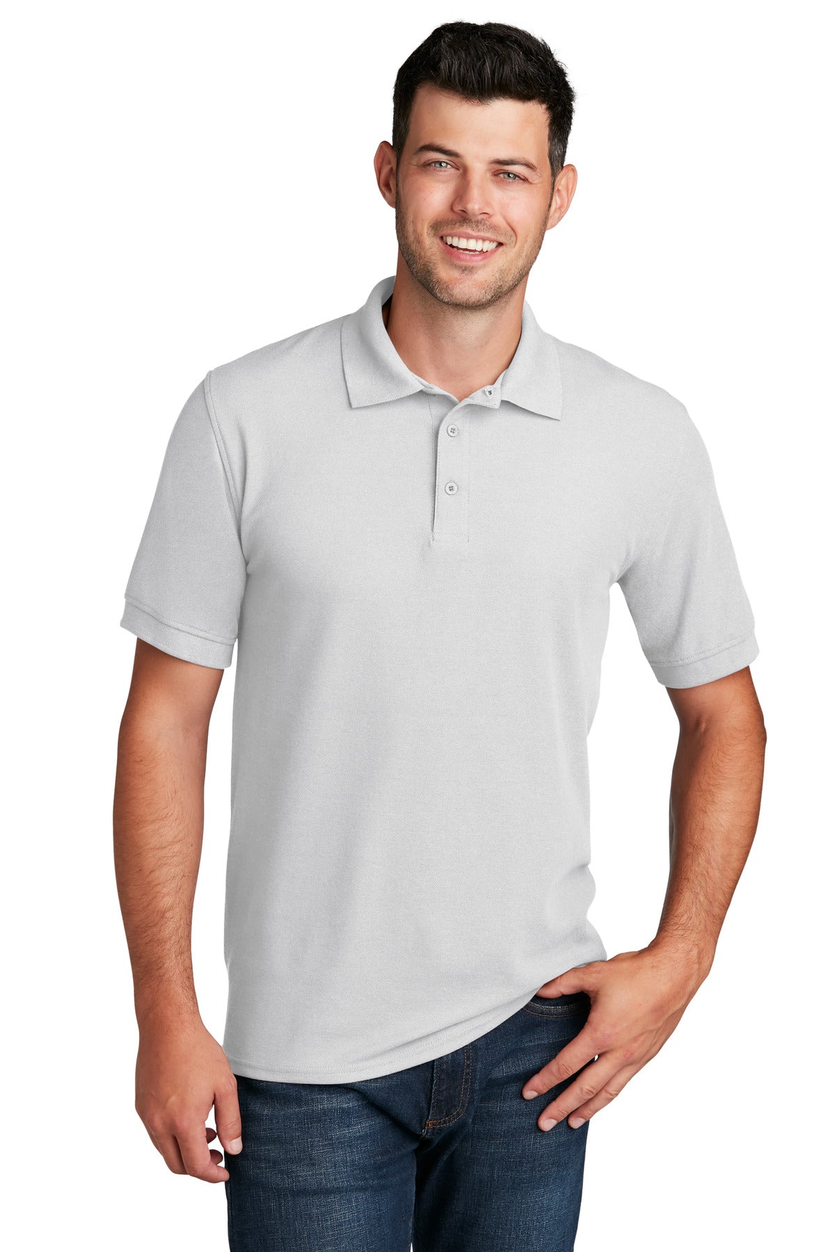 Port & CompanyÂ® Core Blend Pique Polo. KP155