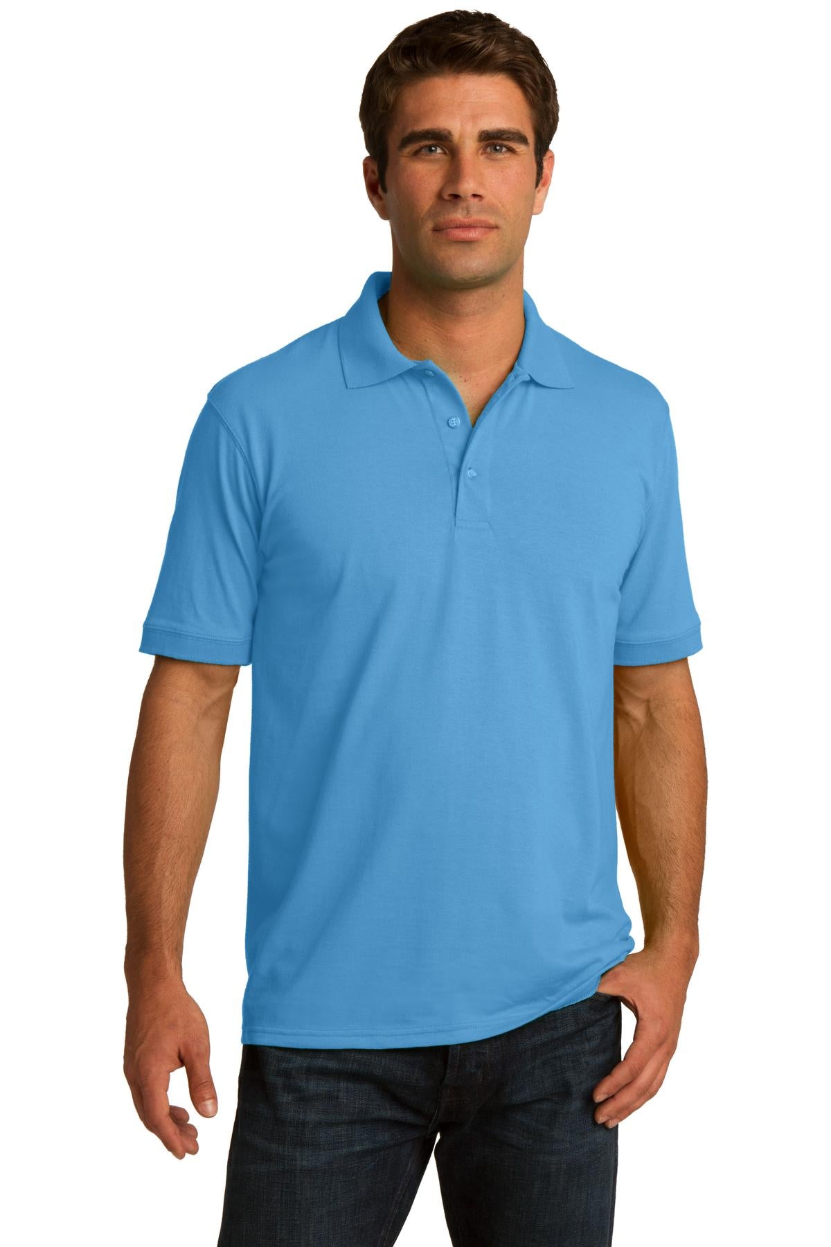 Port & CompanyÂ® Tall Core Blend Jersey Knit Polo. KP55T