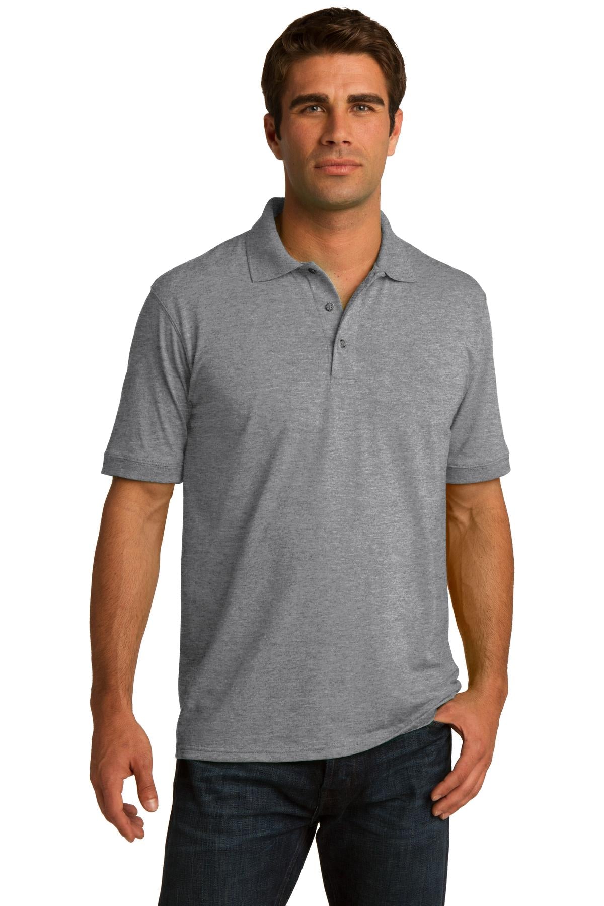 Port & CompanyÂ® Tall Core Blend Jersey Knit Polo. KP55T