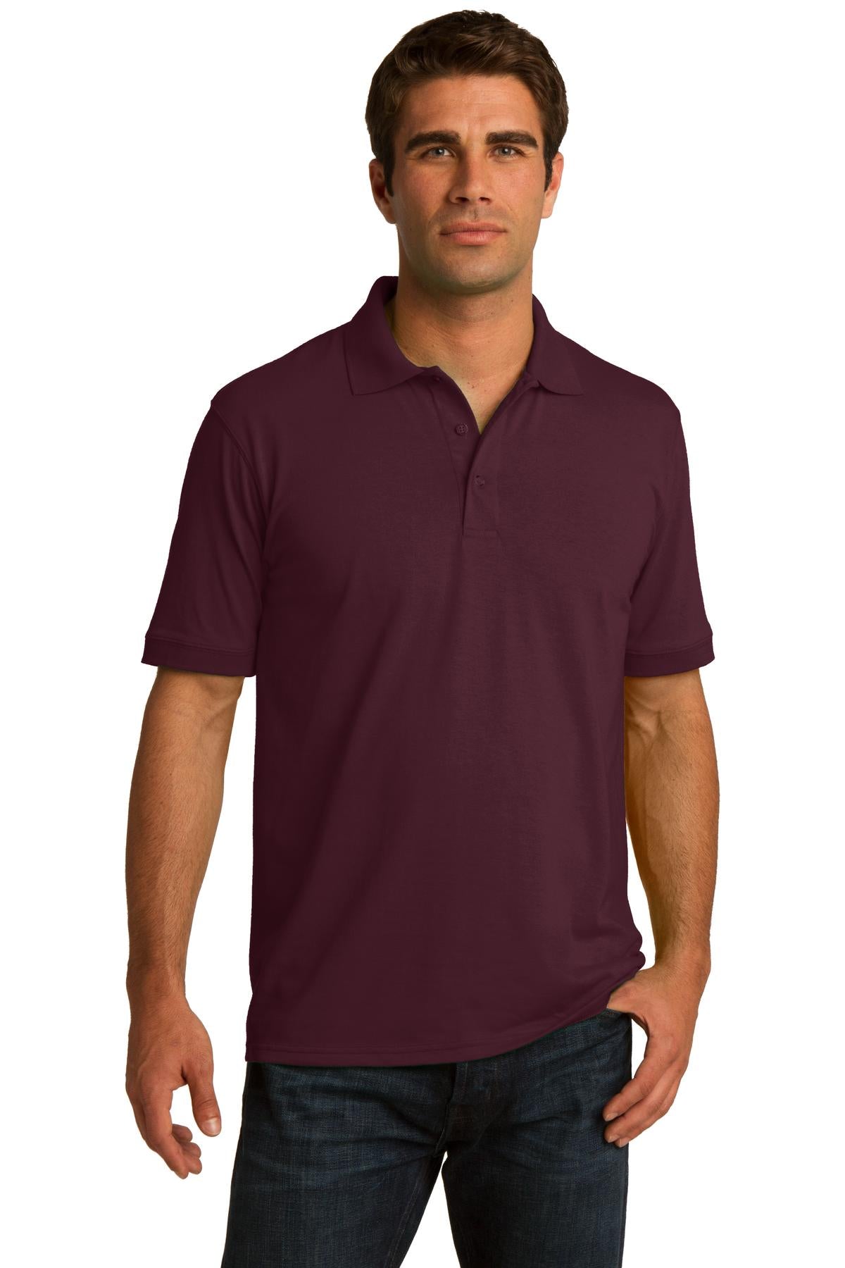 Port & CompanyÂ® Tall Core Blend Jersey Knit Polo. KP55T