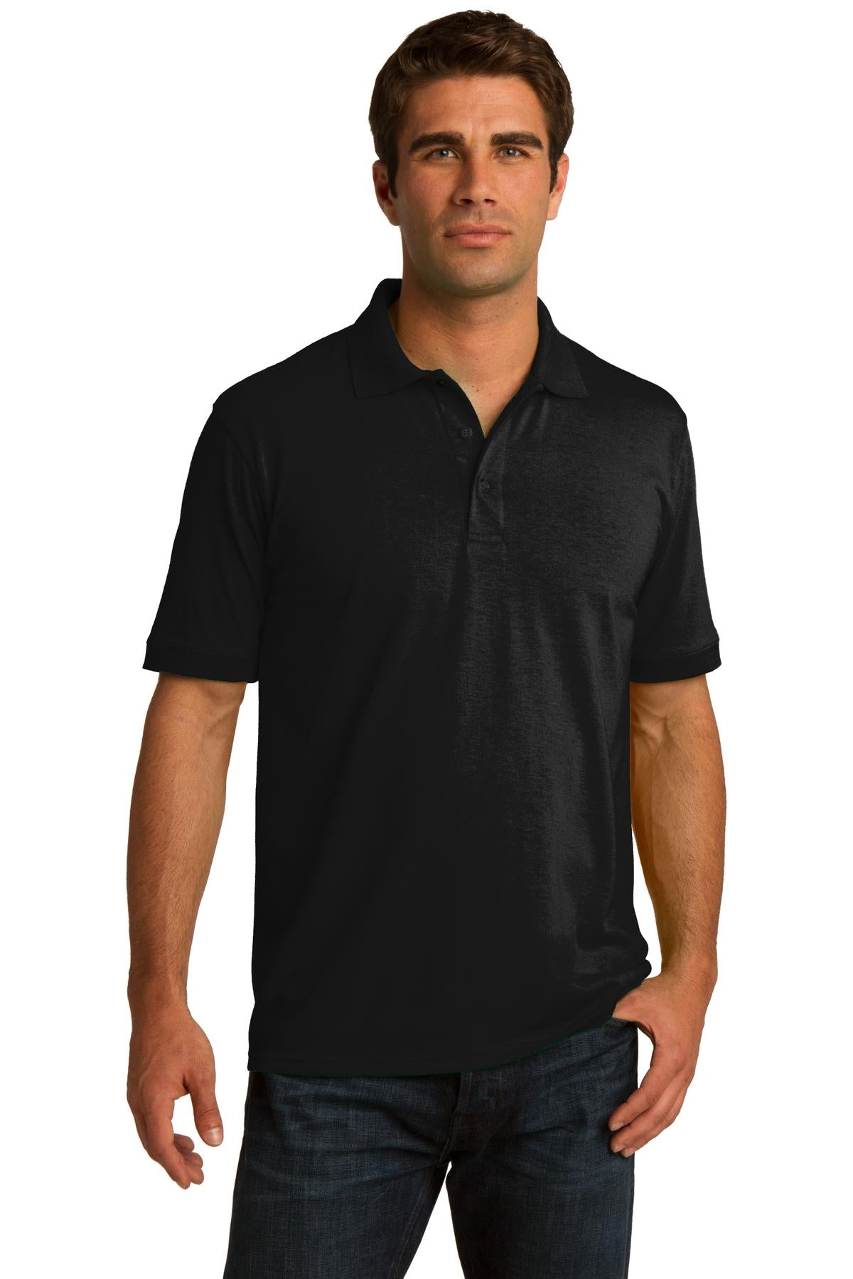 Port & CompanyÂ® Tall Core Blend Jersey Knit Polo. KP55T