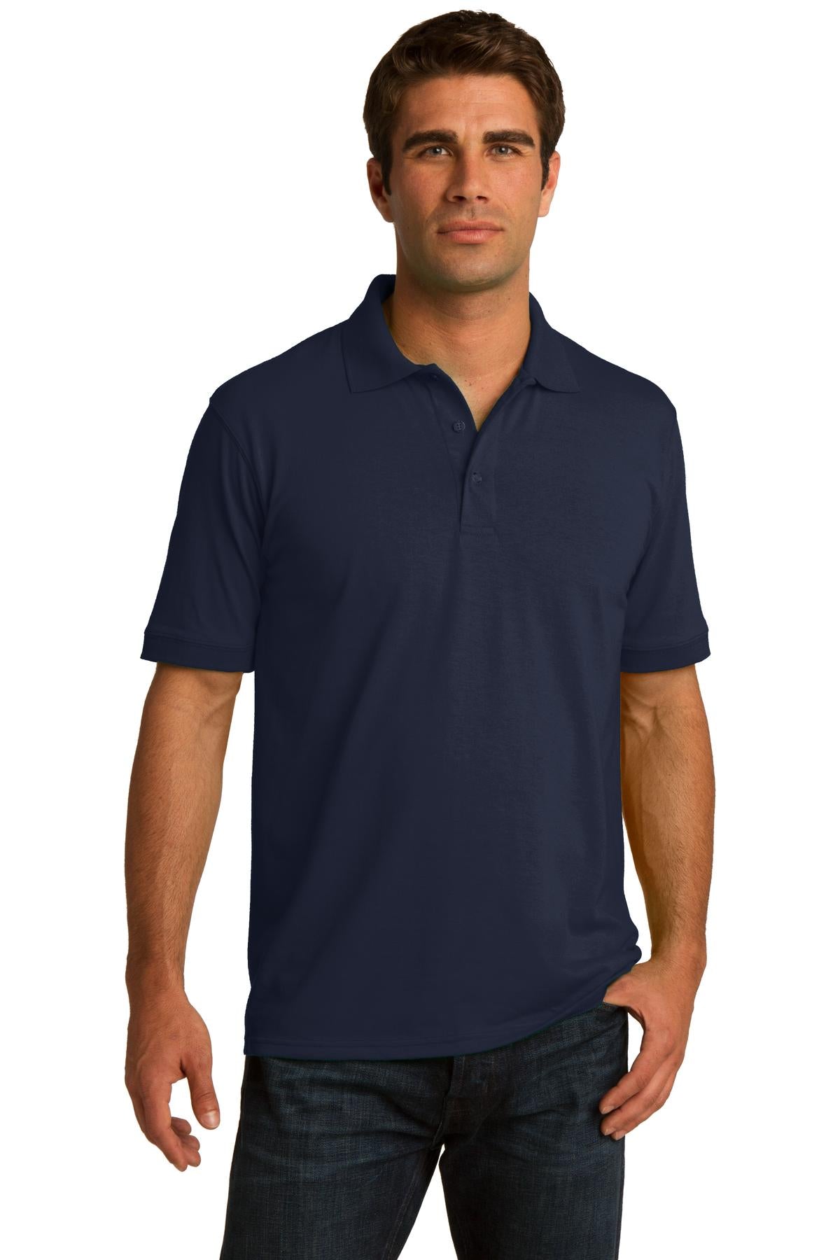 Port & CompanyÂ® Tall Core Blend Jersey Knit Polo. KP55T