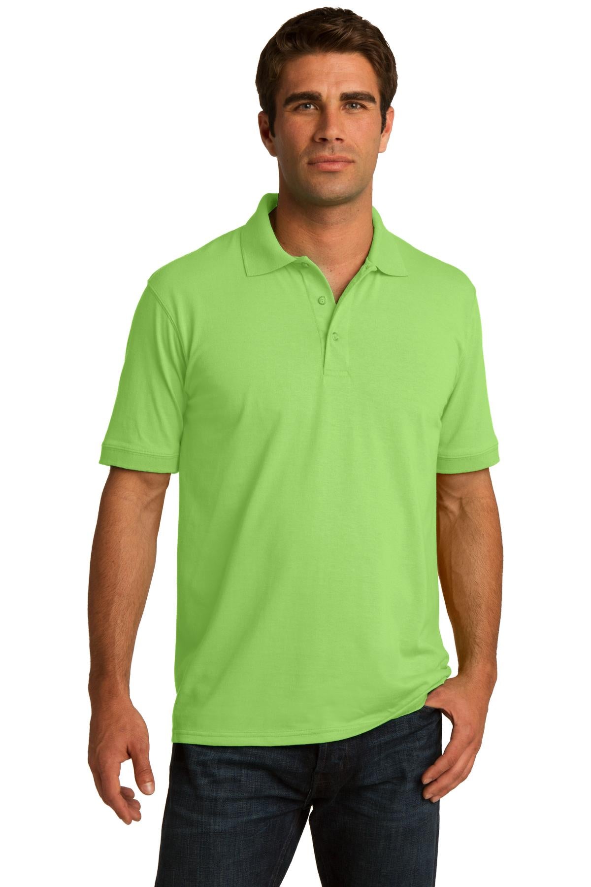 Port & CompanyÂ® Tall Core Blend Jersey Knit Polo. KP55T