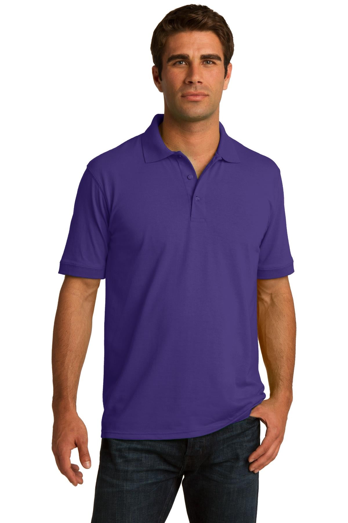 Port & CompanyÂ® Tall Core Blend Jersey Knit Polo. KP55T