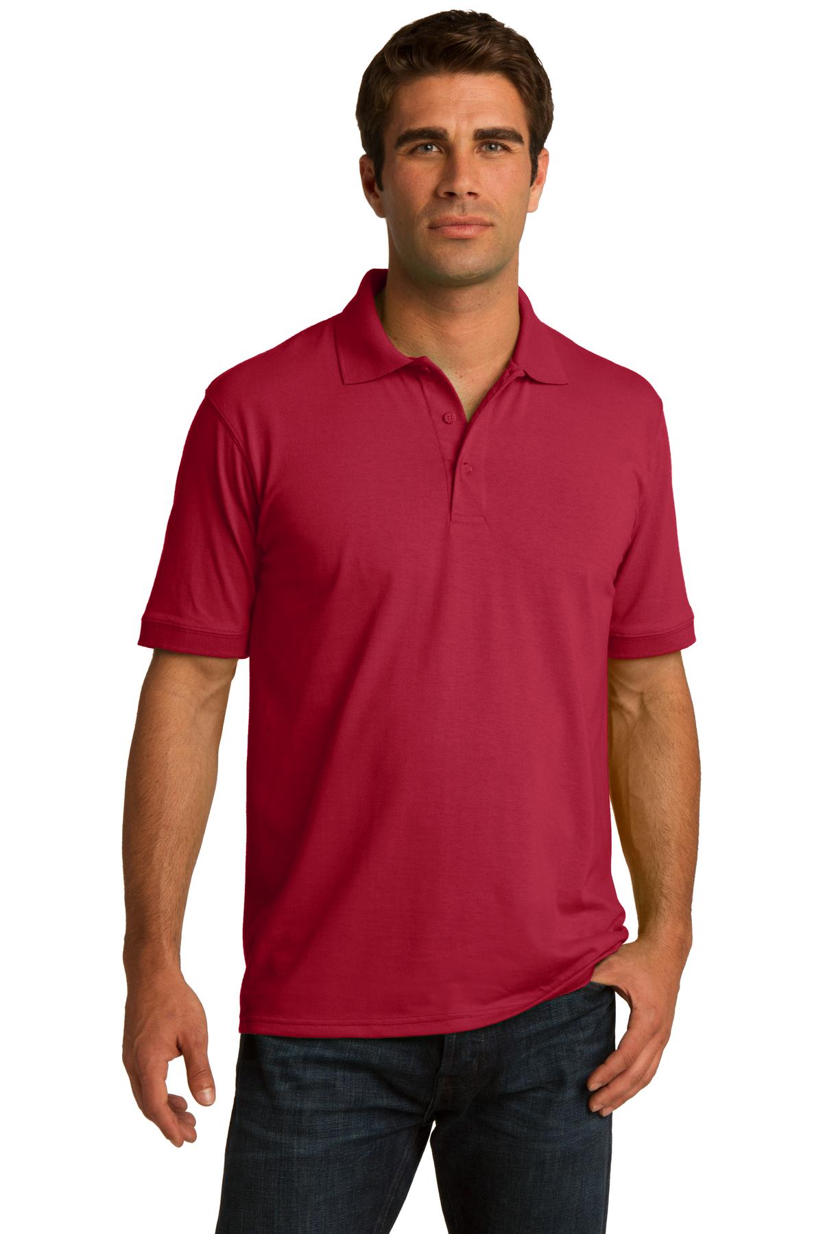 Port & CompanyÂ® Tall Core Blend Jersey Knit Polo. KP55T