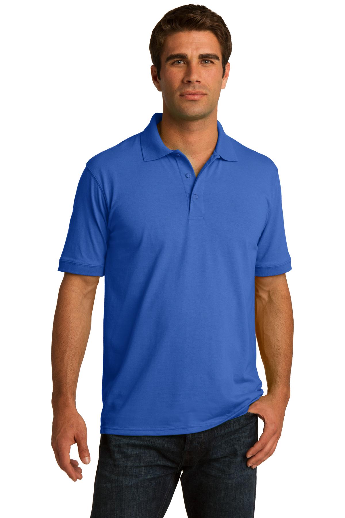 Port & CompanyÂ® Tall Core Blend Jersey Knit Polo. KP55T