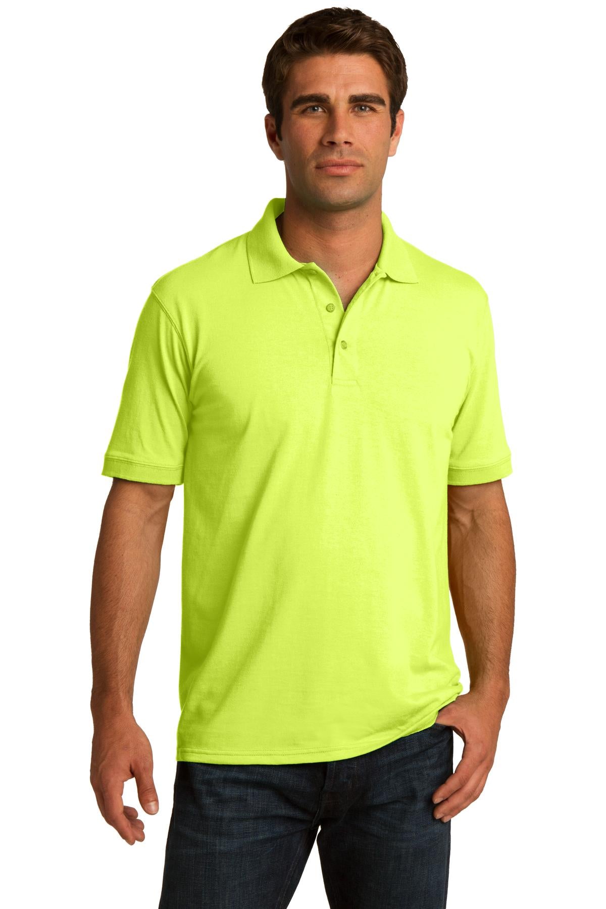 Port & CompanyÂ® Tall Core Blend Jersey Knit Polo. KP55T