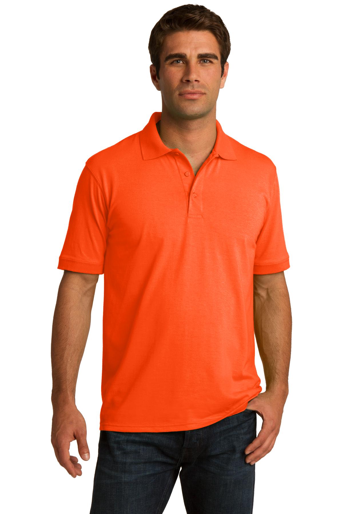 Port & CompanyÂ® Tall Core Blend Jersey Knit Polo. KP55T