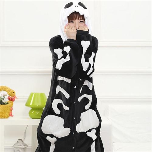 Kigurumi Giraffe Onesie Adult Women Animal Unicorn Pajamas Flannel Warm Loose Soft Nightgown Jumpsuit Cosplay Pyjama