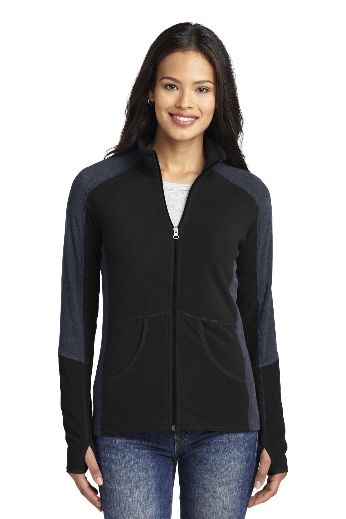 Port Authority? Women's Colorblock Microfleece Jacket. L230