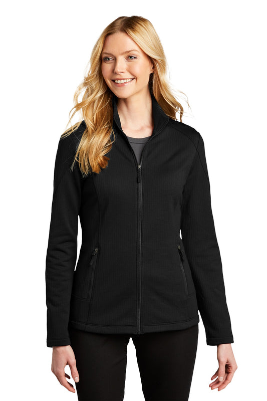 Port Authority ? Women's Grid Fleece Jacket. L239