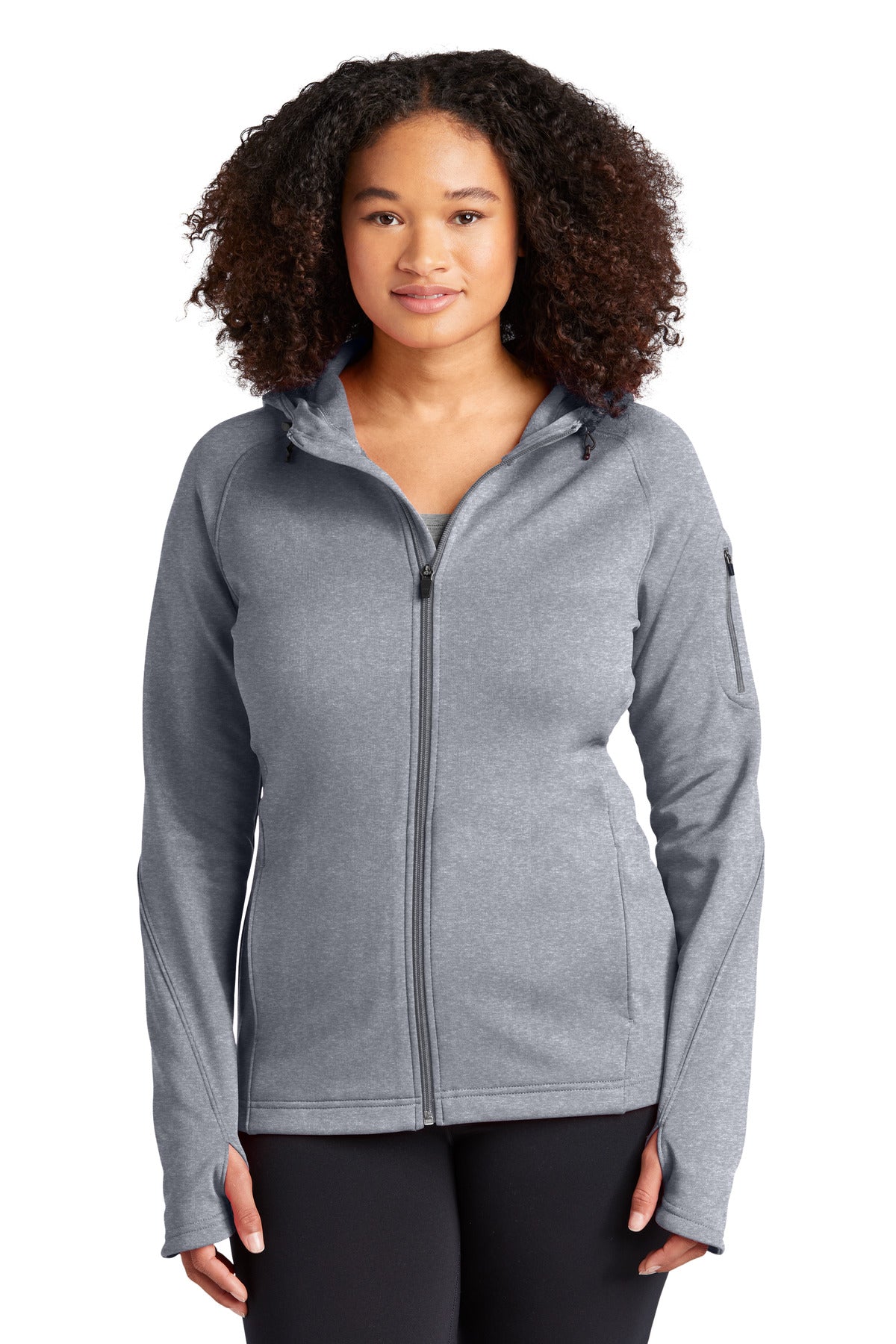 Sport-TekÃ‚Â® Women's Tech Fleece Full-Zip Hooded Jacket. L248