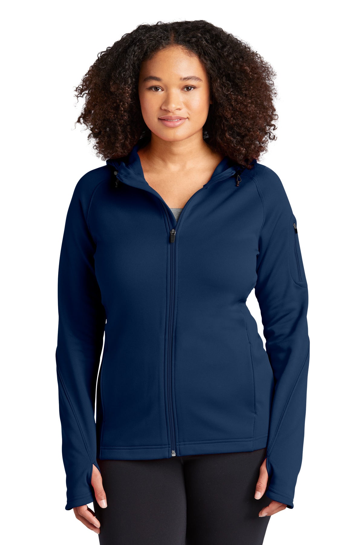 Sport-TekÃ‚Â® Women's Tech Fleece Full-Zip Hooded Jacket. L248