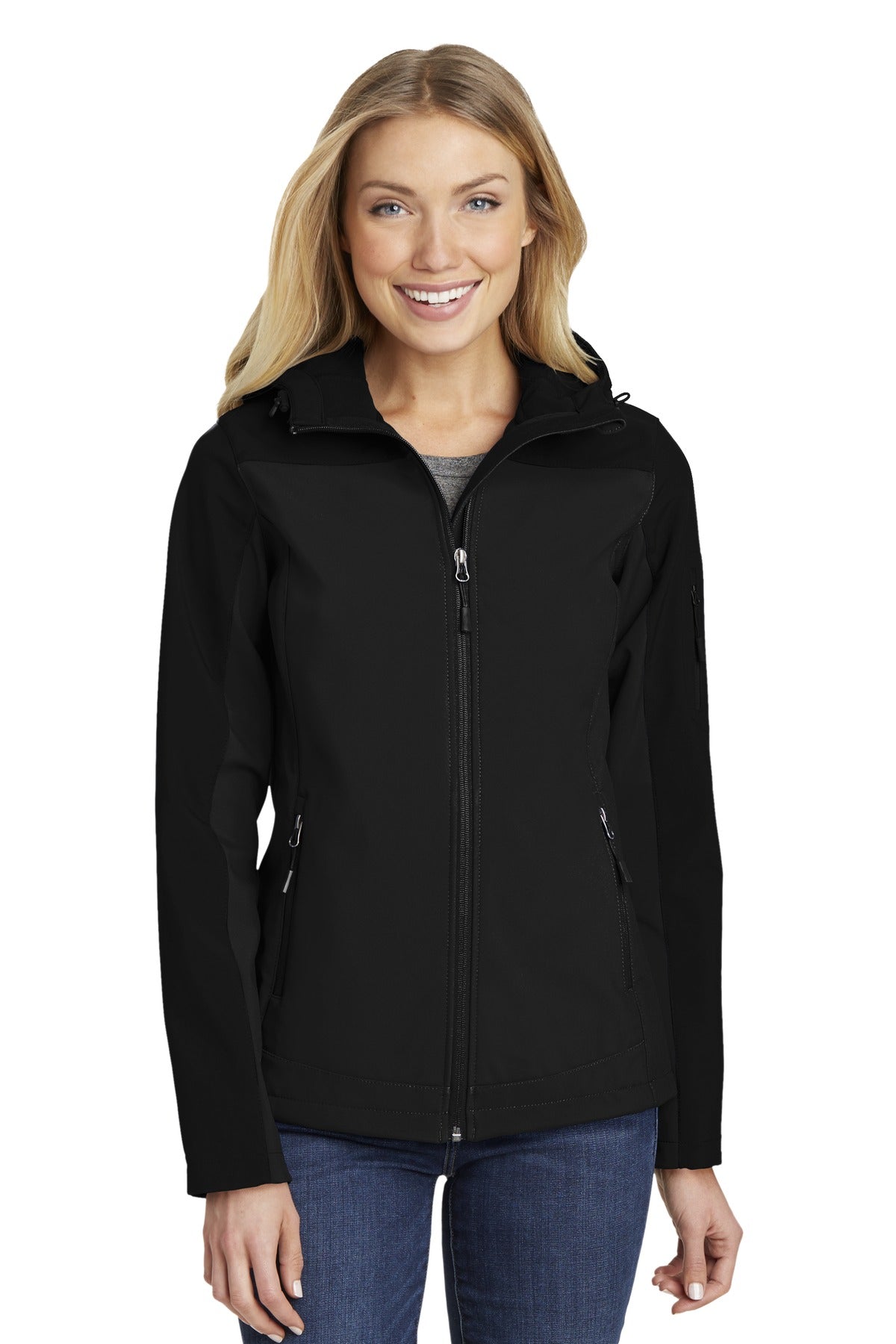 Port Authority? Women's Hooded Core Soft Shell Jacket. L335