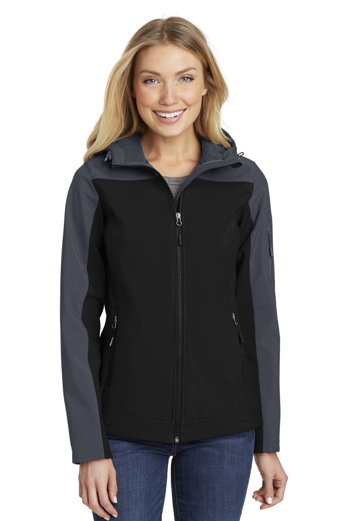 Port Authority? Women's Hooded Core Soft Shell Jacket. L335