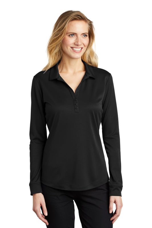 Port Authority ? Women's Silk Touch ?  Performance Long Sleeve Polo. L540LS