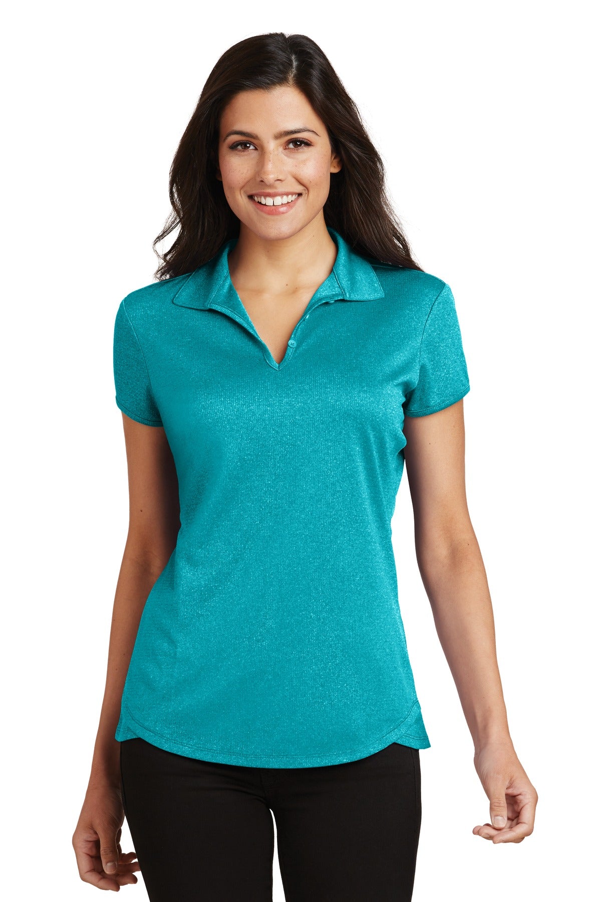 Port AuthorityÂ® Women's Trace Heather Polo. L576