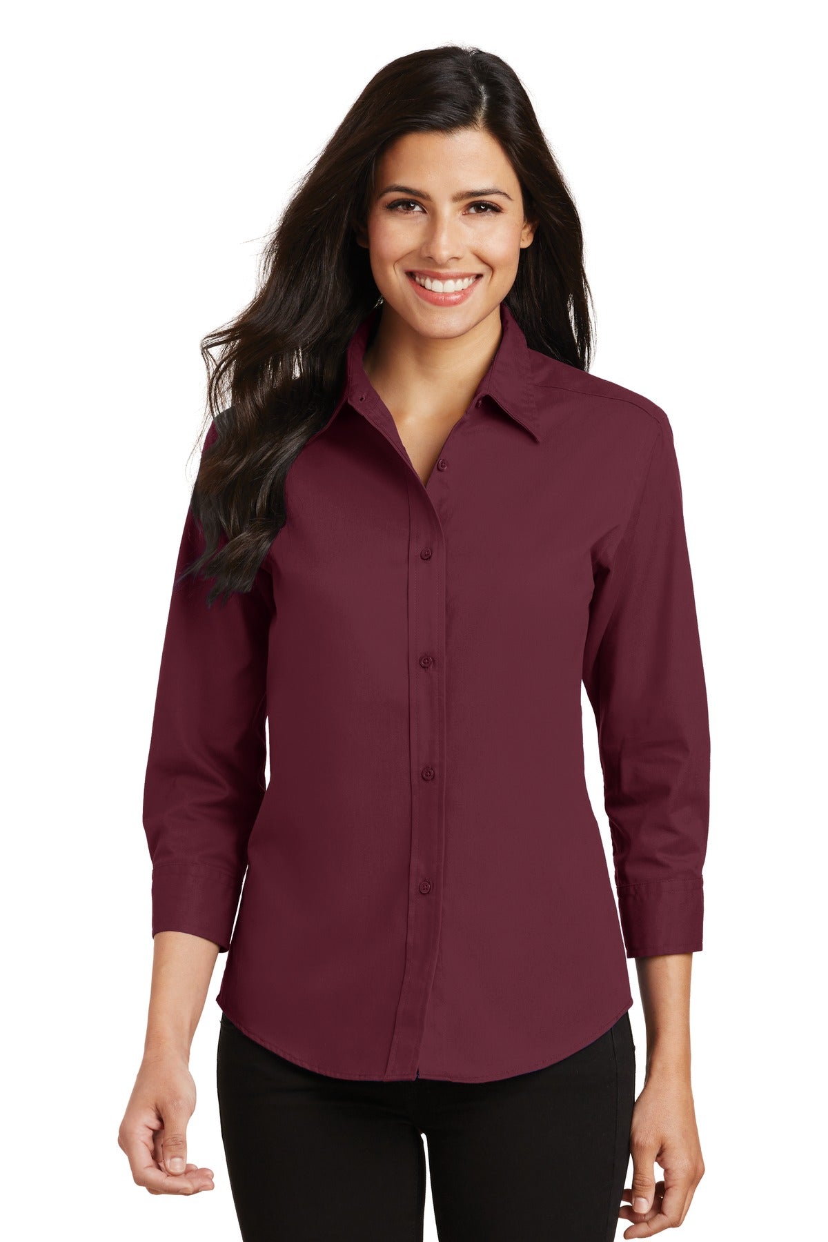 Port Authority? Women's 3/4-Sleeve Easy Care Shirt. L612