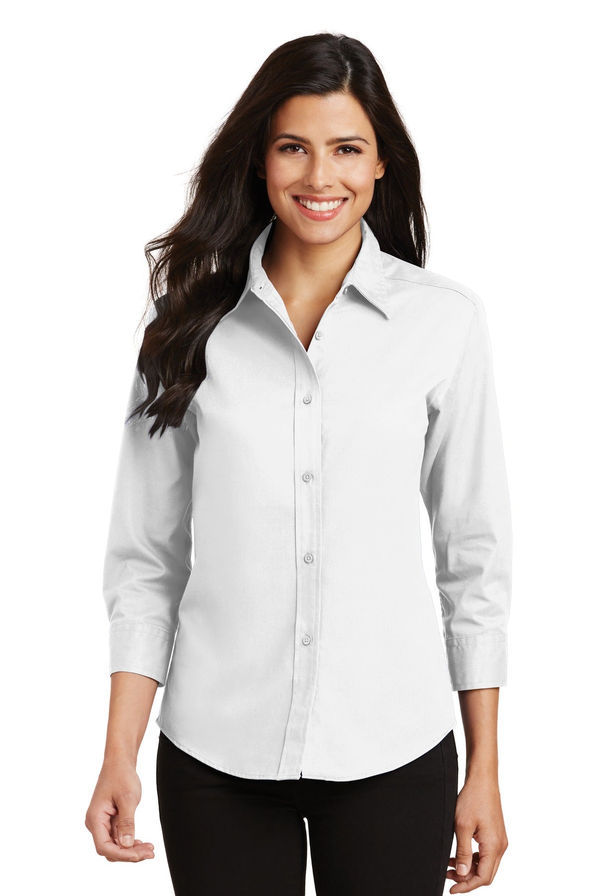 Port Authority? Women's 3/4-Sleeve Easy Care Shirt. L612