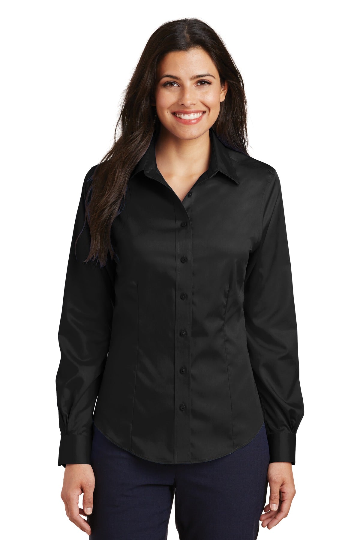 Port Authority &#174;  Ladies Non-Iron Twill Shirt.  L638