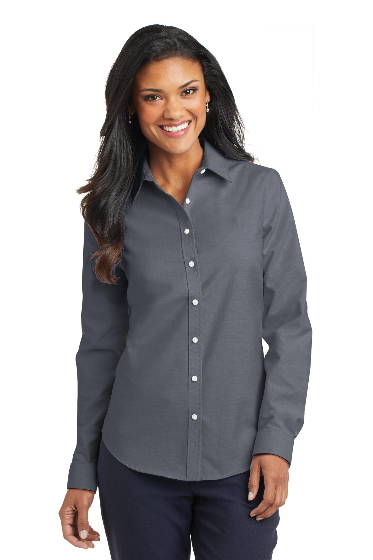 Port Authority? Women's SuperPro? Oxford Shirt. L658