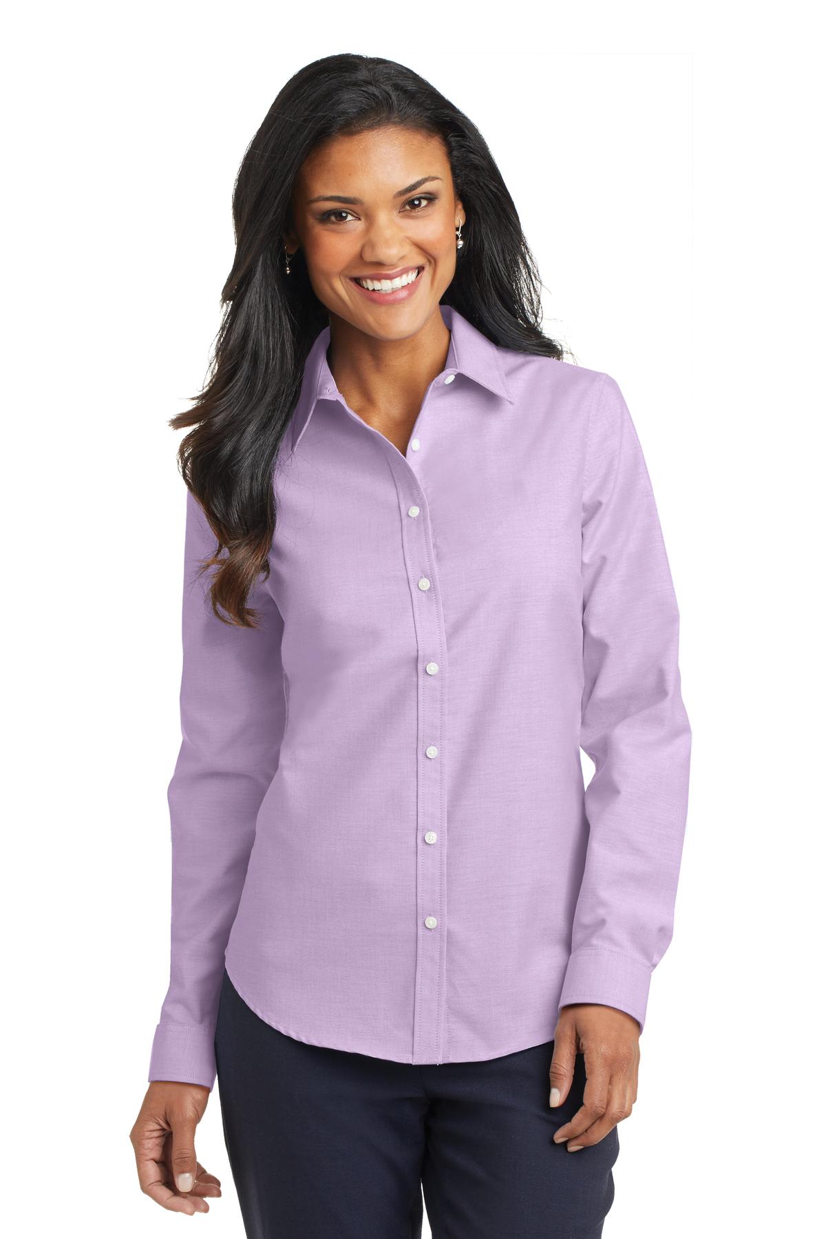 Port AuthorityÂ® Women's SuperProâ„¢ Oxford Shirt. L658