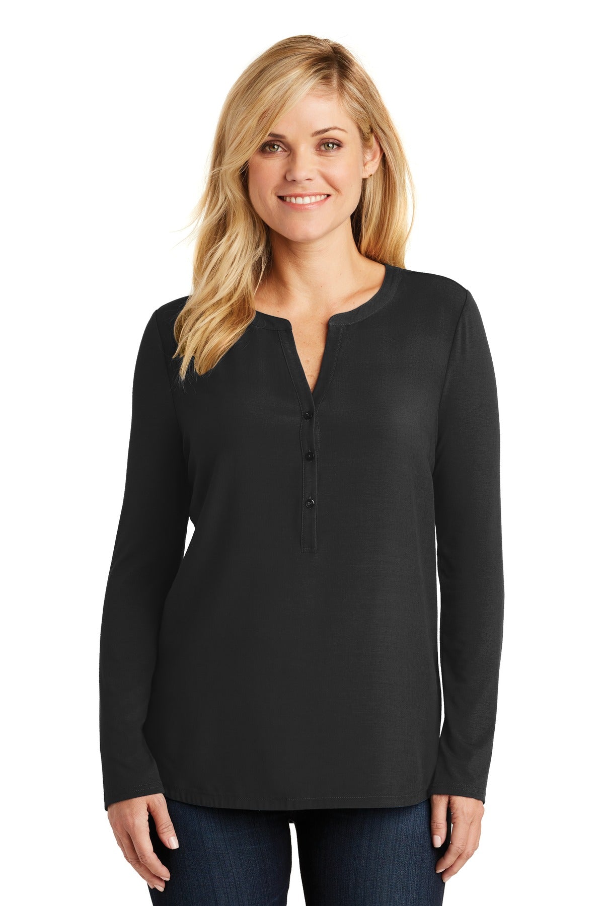 Port AuthorityÂ® Women's Concept Henley Tunic. LK5432