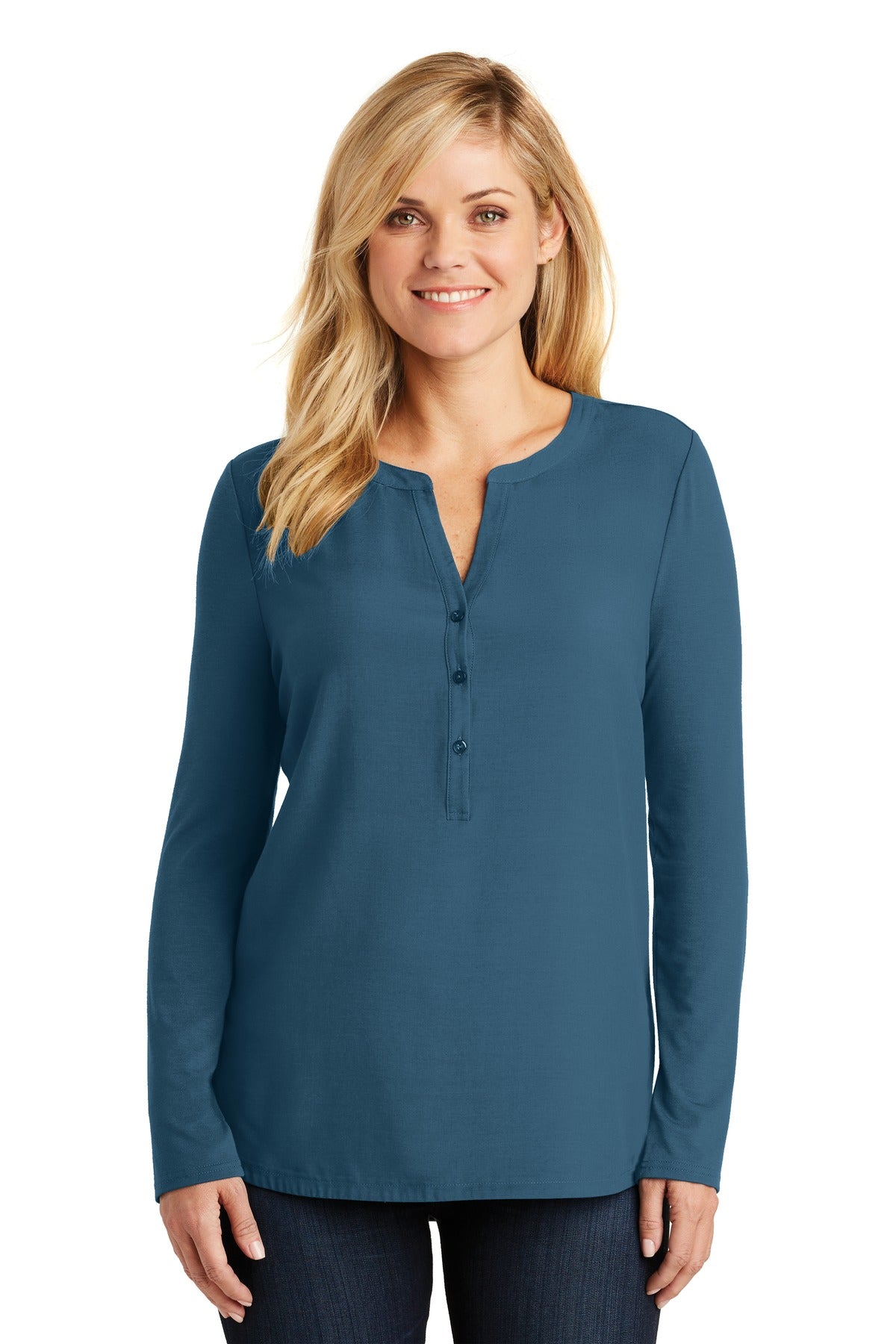 Port AuthorityÂ® Women's Concept Henley Tunic. LK5432