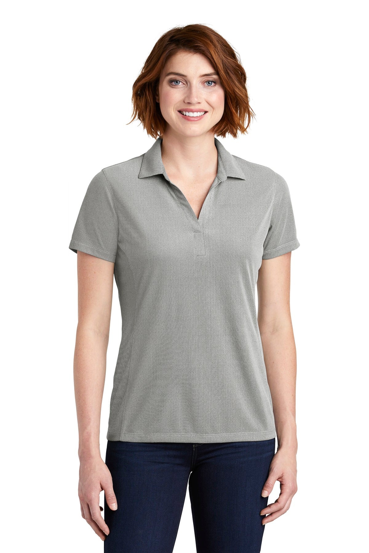 Port Authority Â® Women's Poly Oxford Pique Polo. LK582