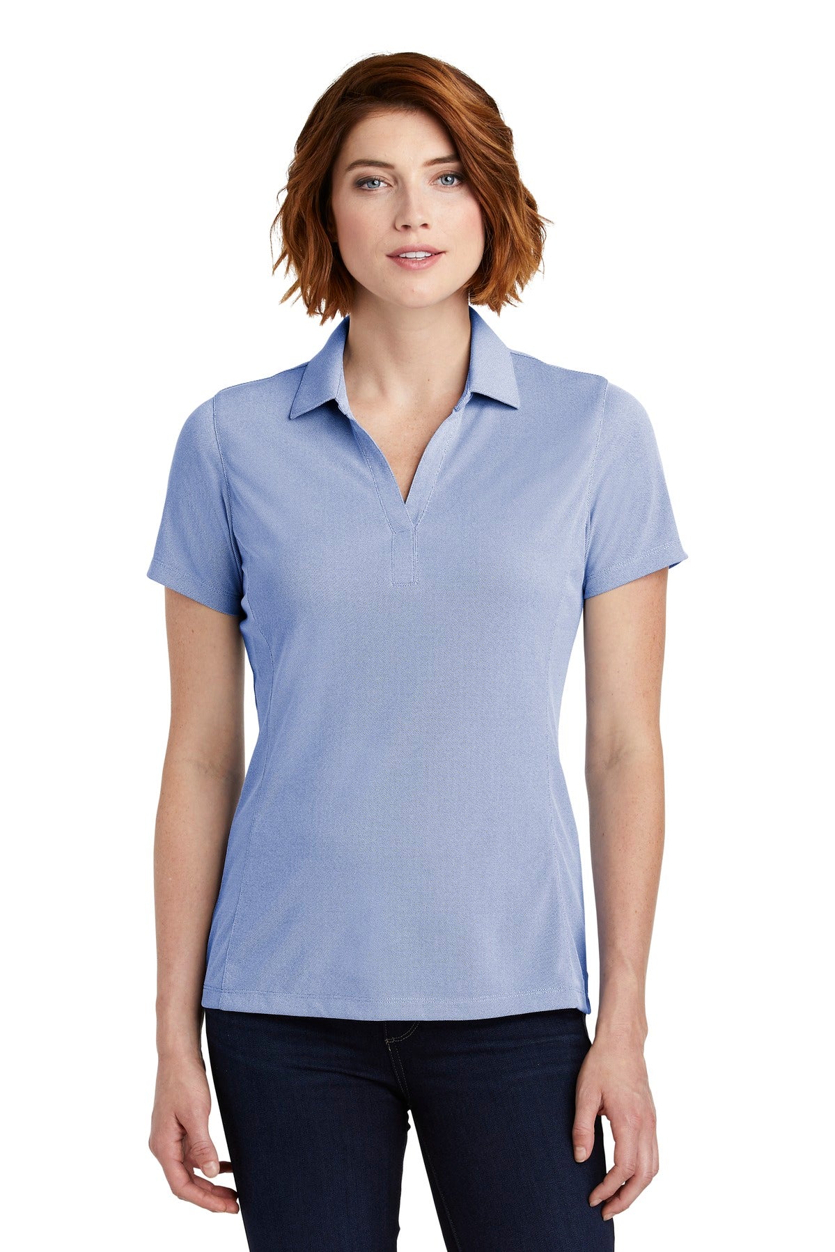 Port Authority Â® Women's Poly Oxford Pique Polo. LK582