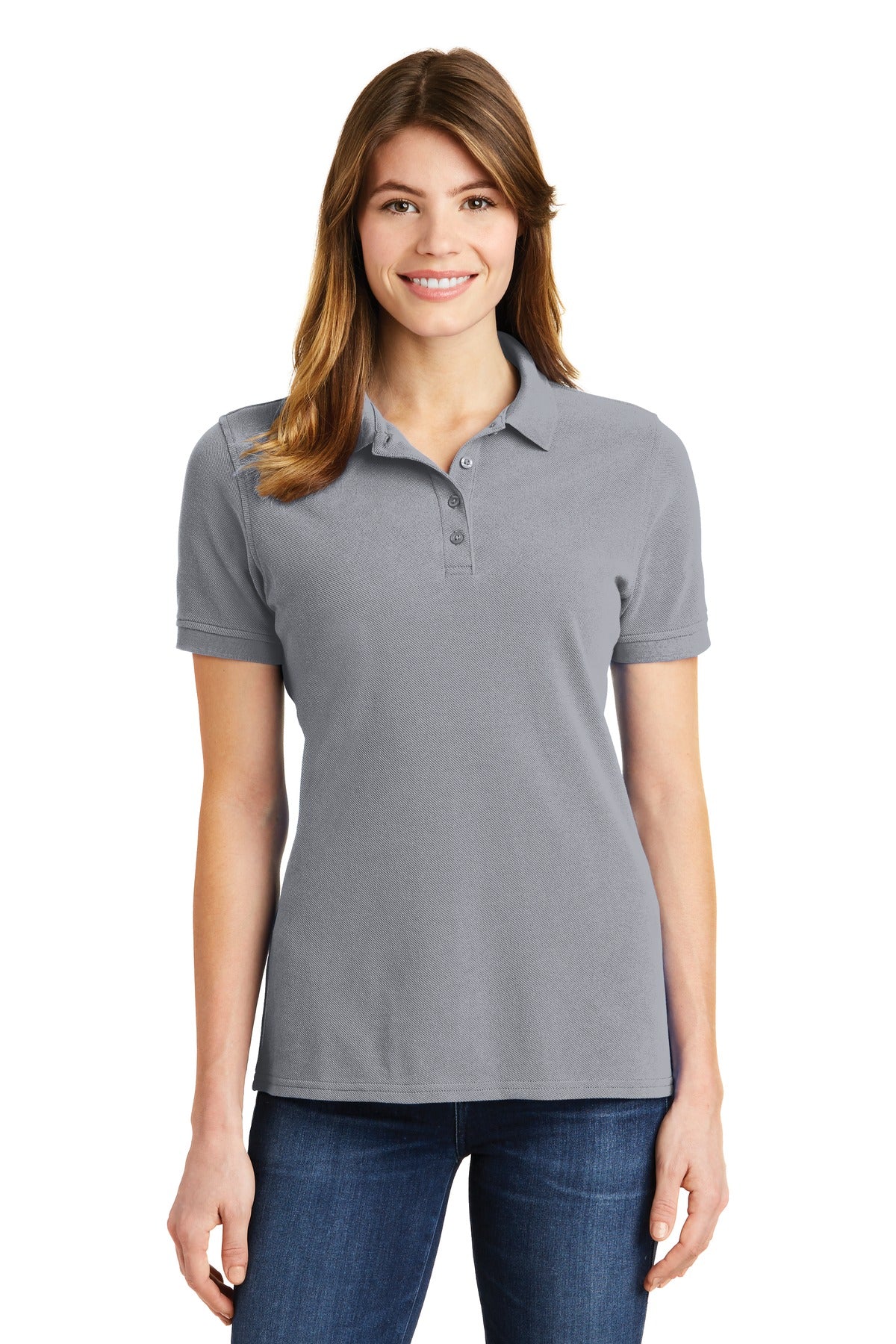 Port & Company &#174;  Ladies Combed Ring Spun Pique Polo. LKP1500