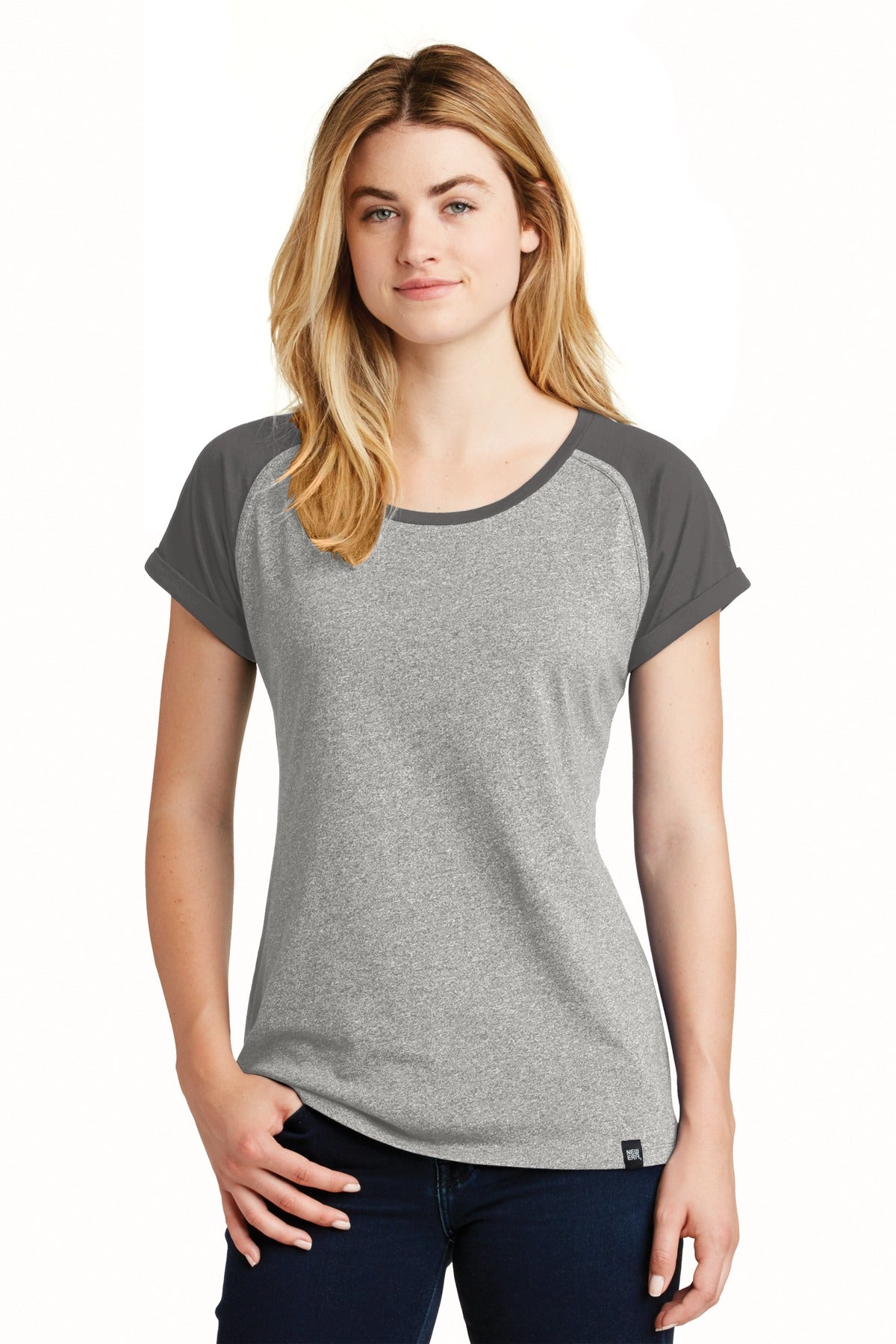 New Era Â® Women's Heritage Blend Varsity Tee. LNEA107