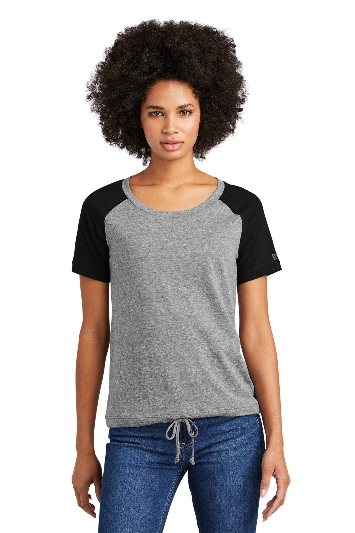 New Era Â® Women's Tri-Blend Performance Cinch Tee. LNEA133