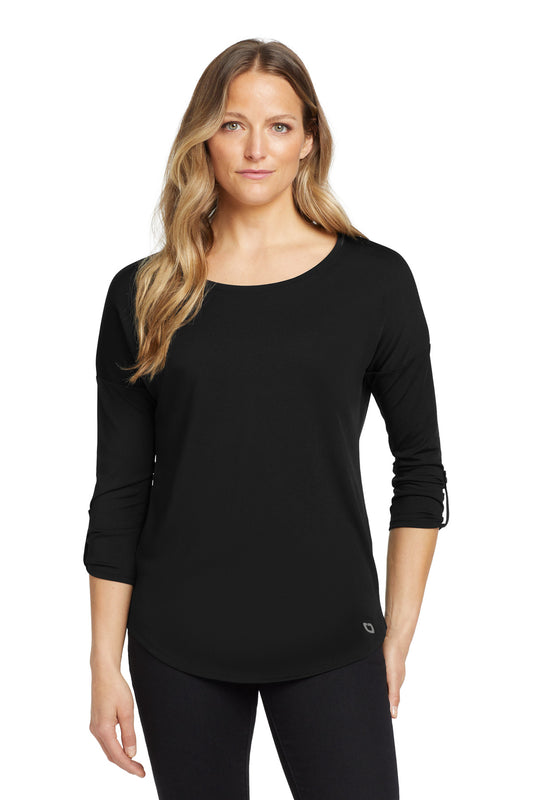 OGIO ? Women's Gravitate Scoop 3/4-Sleeve . LOG141