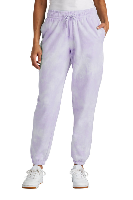 Port & Company? Women's Beach Wash? Cloud Tie-Dye Sweatpant LPC140P