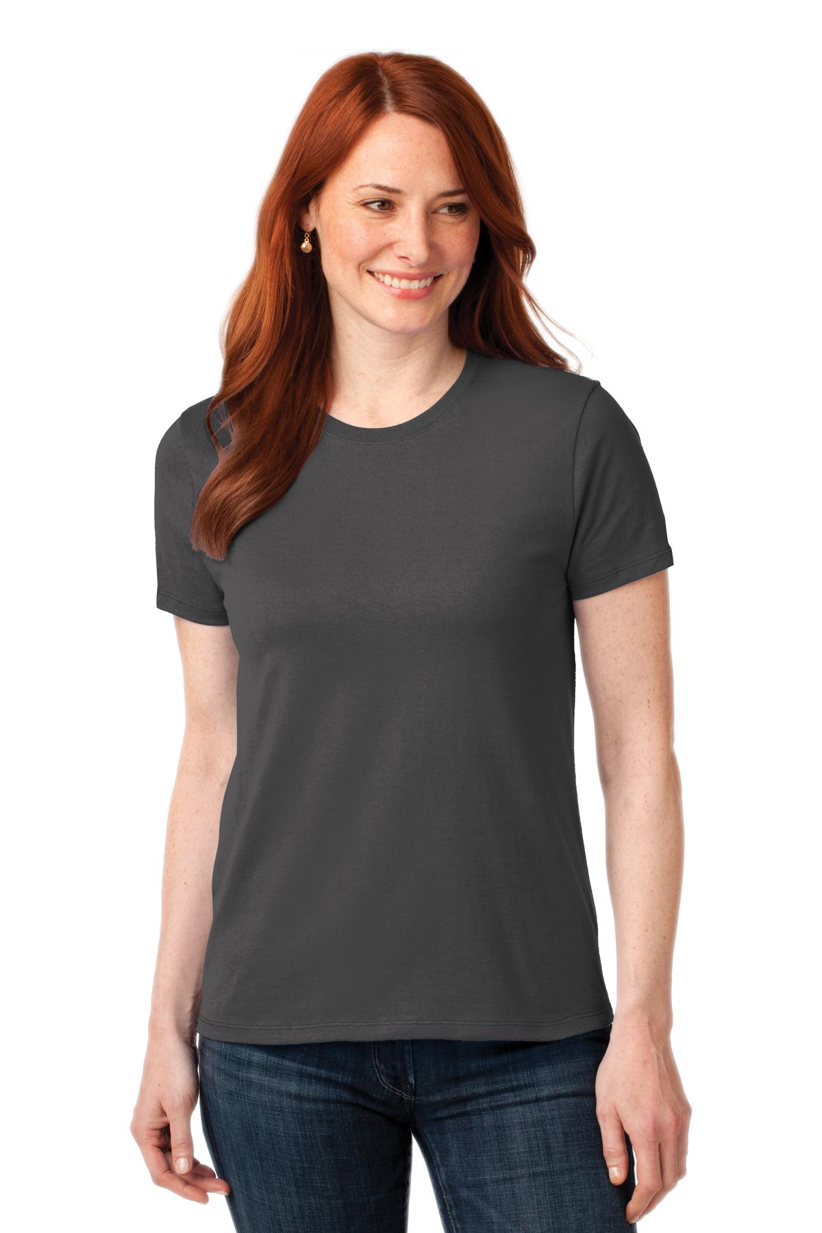 Port & CompanyÂ® Women's Core Blend Tee. LPC55