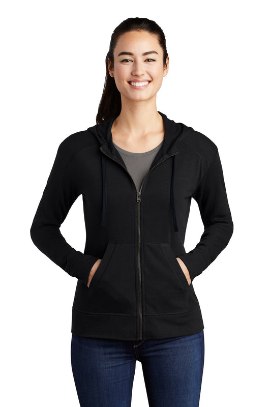 Sport-Tek Ã‚Â® Women's PosiCharge Ã‚Â® Tri-Blend Wicking Fleece Full-Zip Hooded Jacket LST293