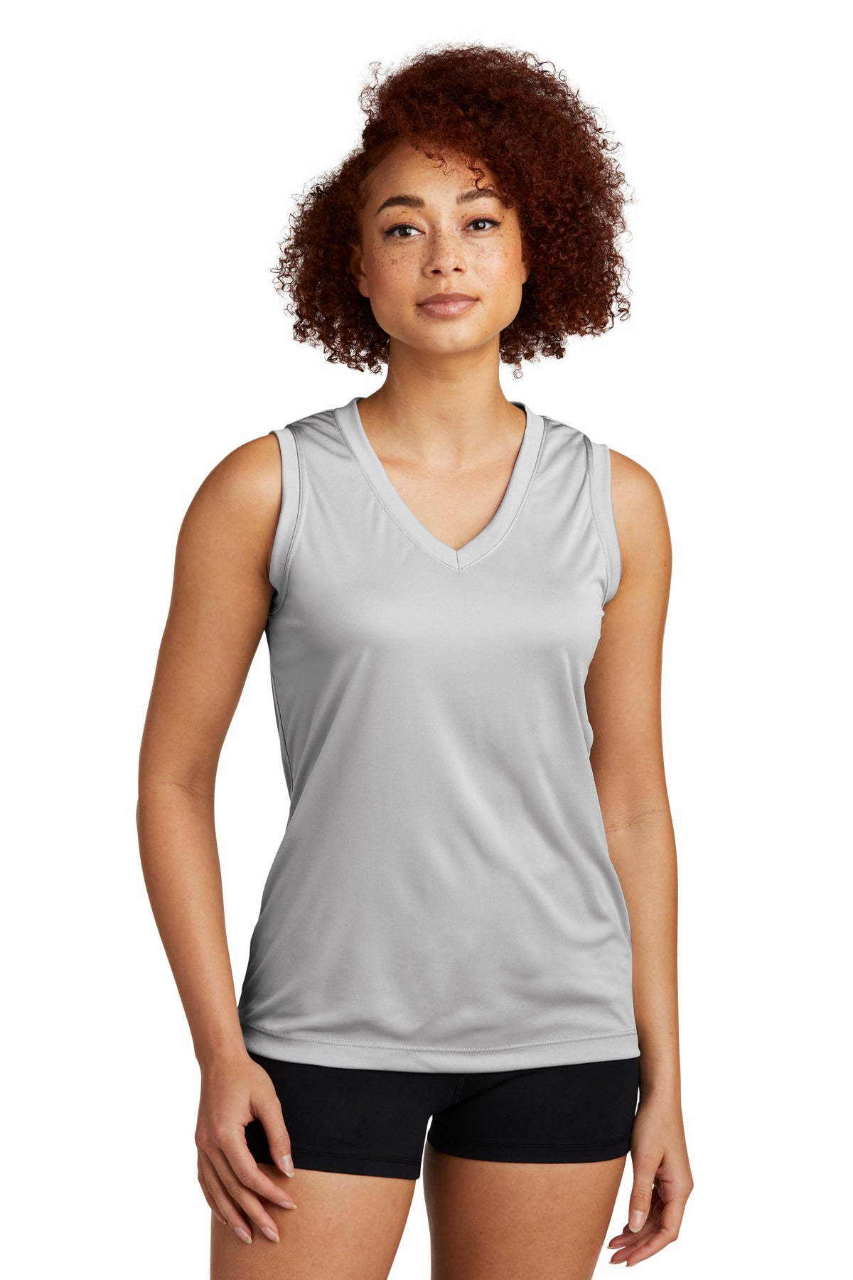 Sport-Tek? Women's Sleeveless PosiCharge? Competitor? V-Neck Tee. LST352