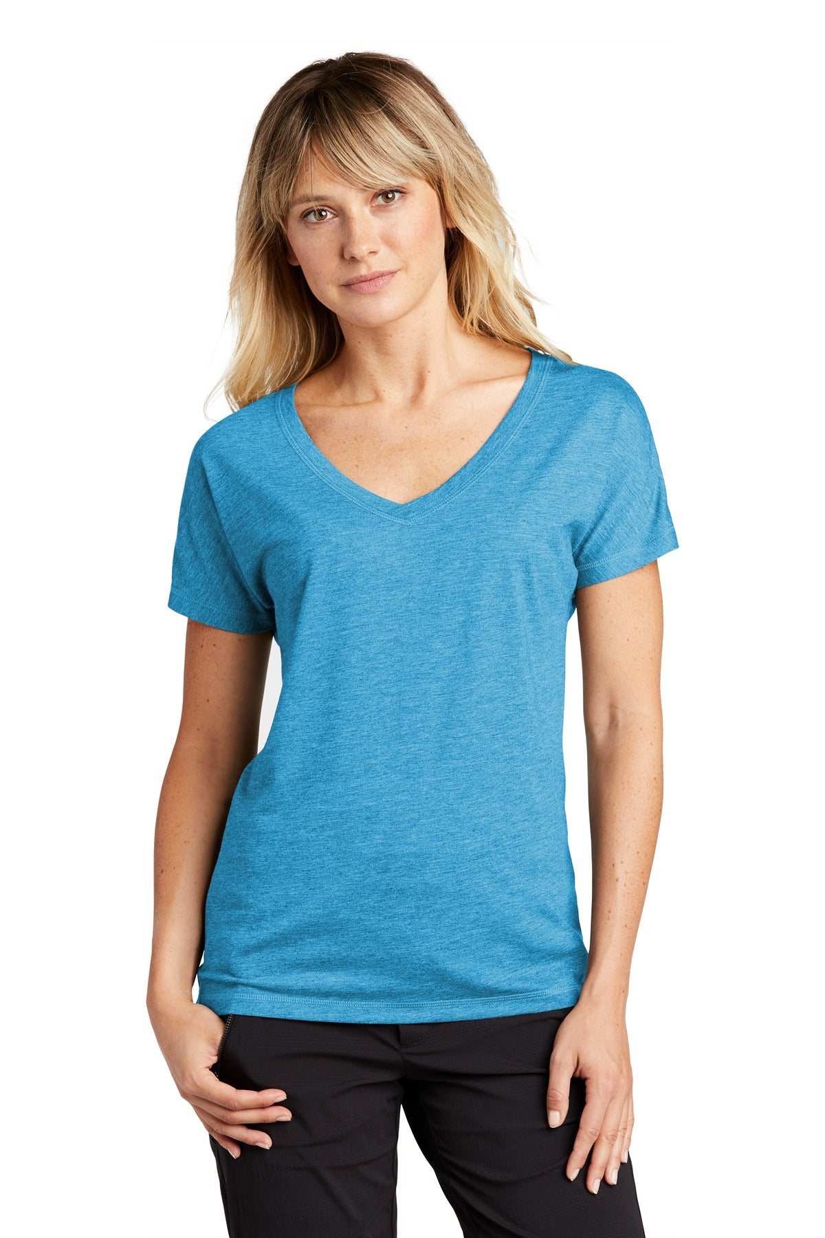 Sport-Tek Â® Women's PosiCharge Â® Tri-Blend Wicking Dolman Tee. LST401